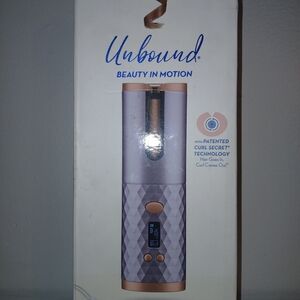Unbound Cordless Hair Curler - Silver and Gold